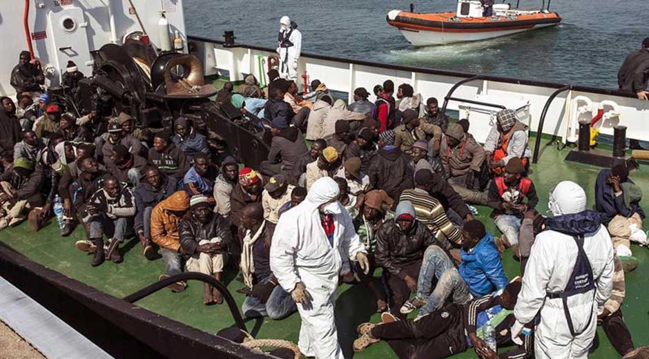 Tragedia de la inmigración en Lampedusa