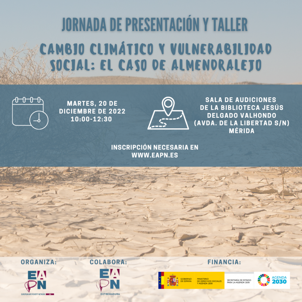 Presentación Informe y Taller: 'Cambio climático y vulnerabilidad social: el caso de Almendralejo'