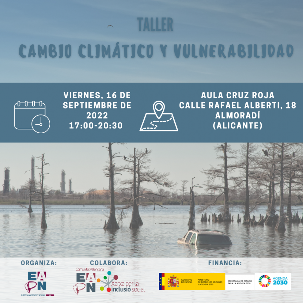 Taller cambio climático y vulnerabilidad social Almoradí, Alicante