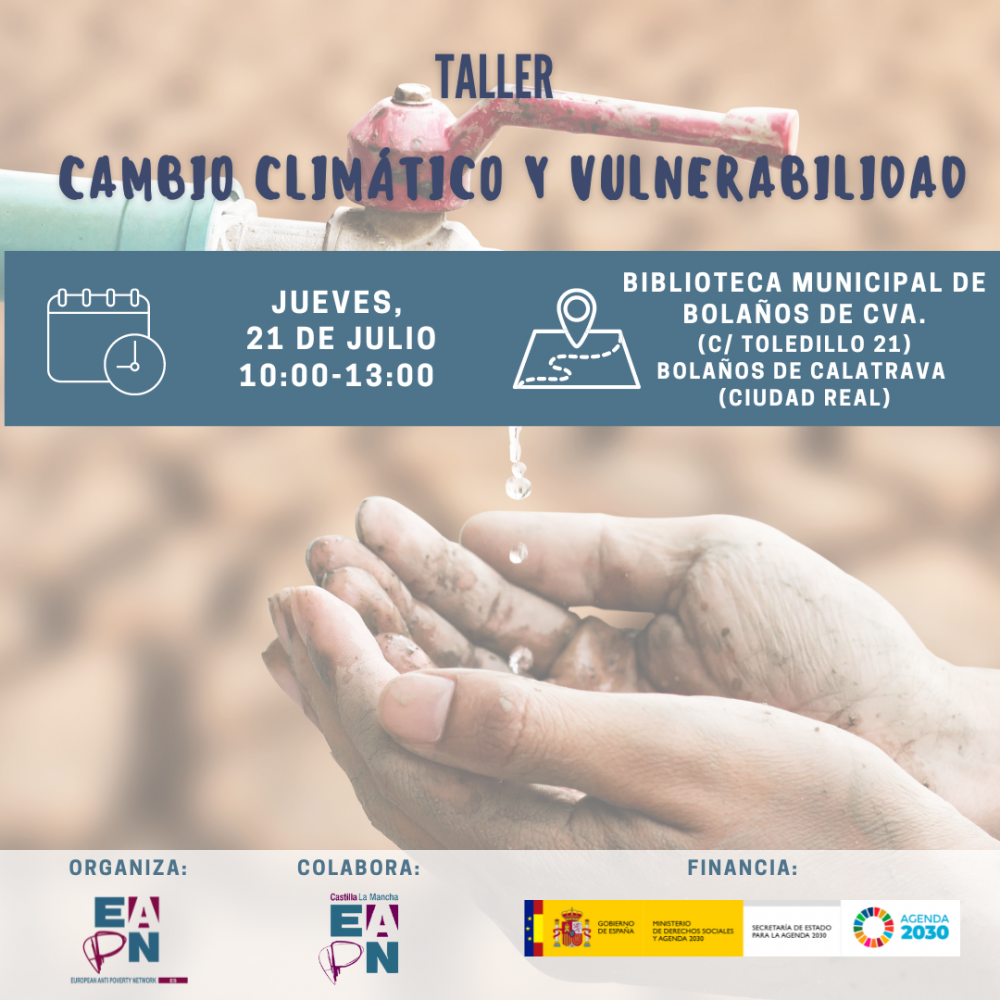 Taller: 'Cambio climático y vulnerabilidad social' - Bolaños de Calatrava (Ciudad Real)