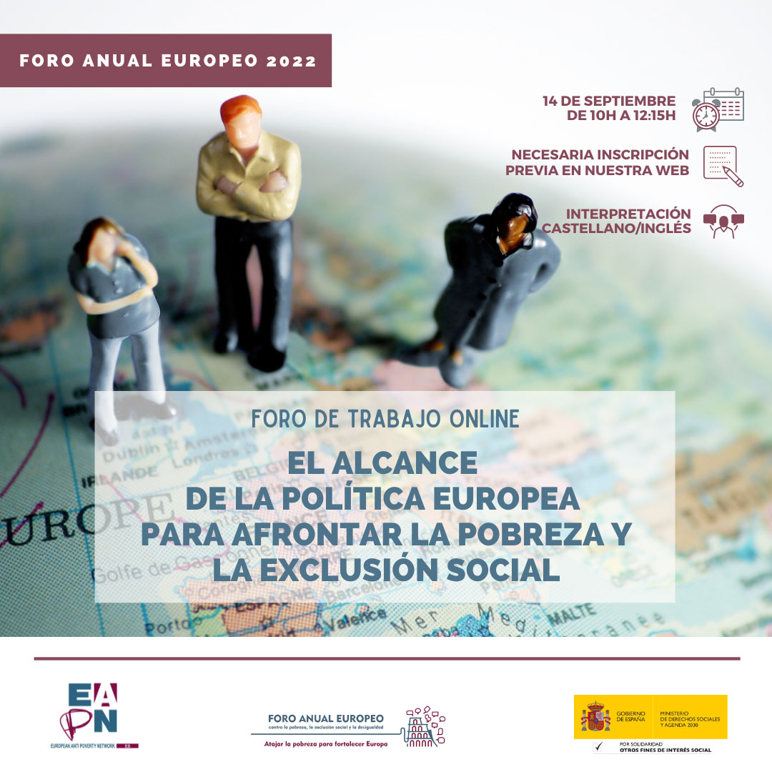 Foro De Trabajo Foro Anual Europeo Contra La Pobreza La Desigualdad Y La Exclusión Social 9686